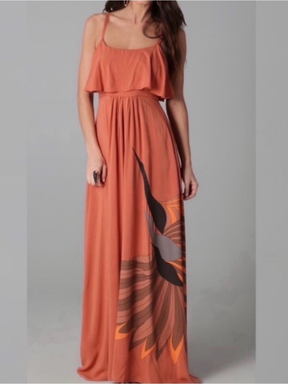 Free People Flock of Birds Maxi Dress